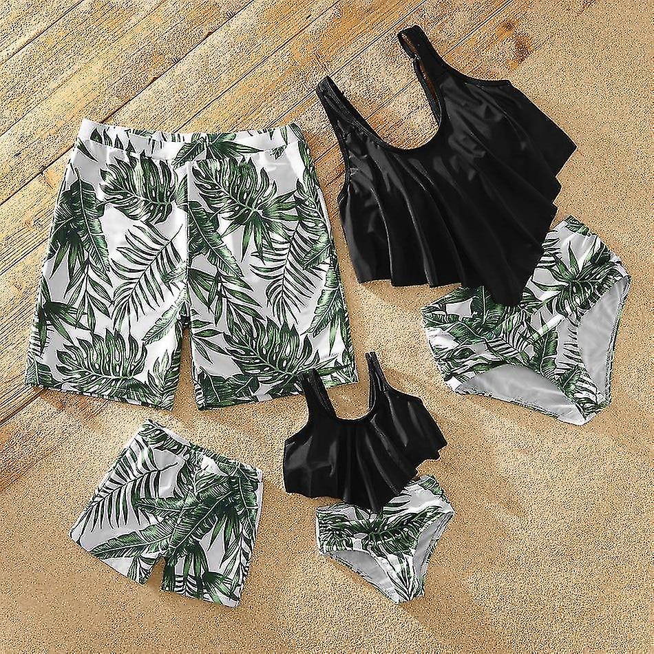 Mutter-Tochter Bikini, Badeanzüge Kleider