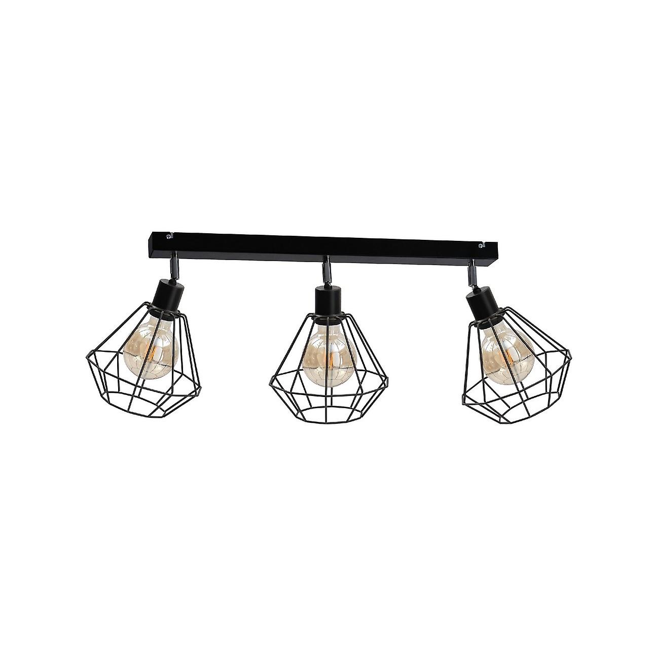 Keter Foskal Ceiling Spotlight Bar Black, 65cm, 3x E27