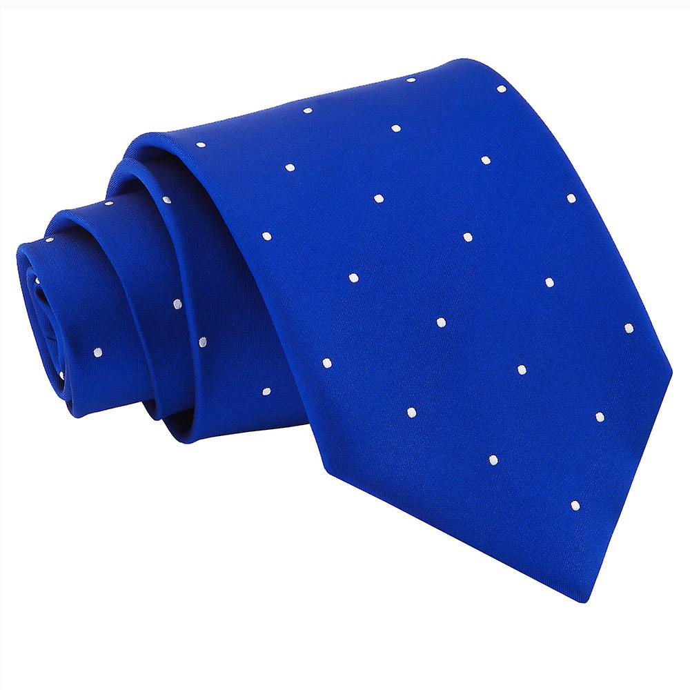 Royal Blue Pin Dot Tie