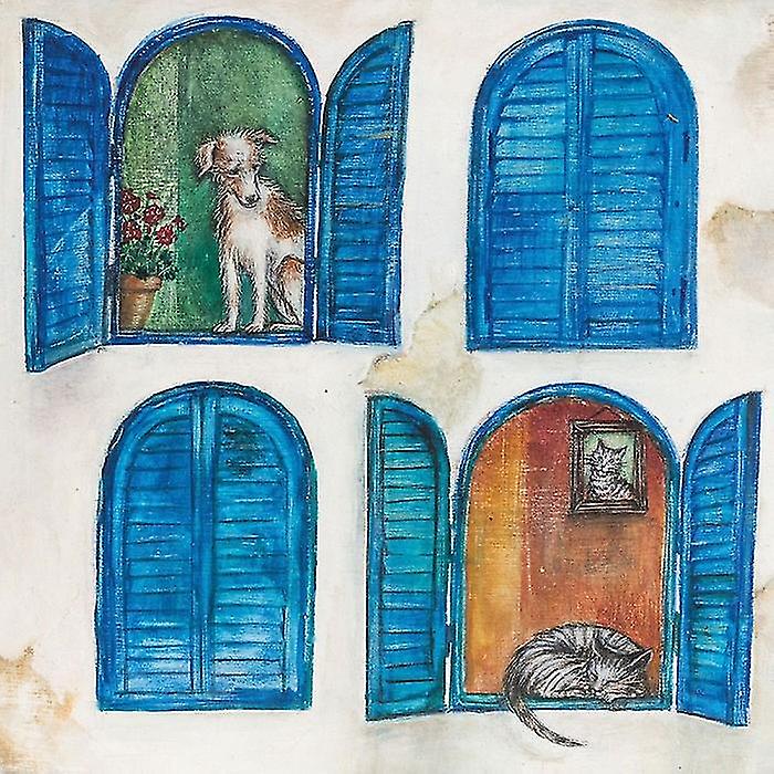 Joe Ramm Cat Nap Print