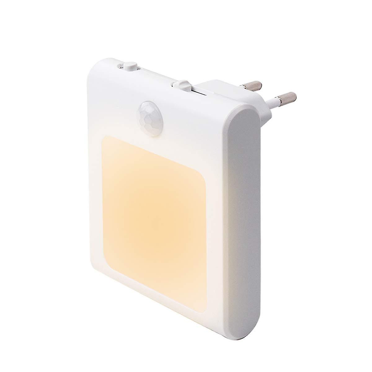 1 Led Night Light Socket With Motion Sensor, Plug Light Brightness Stepless
