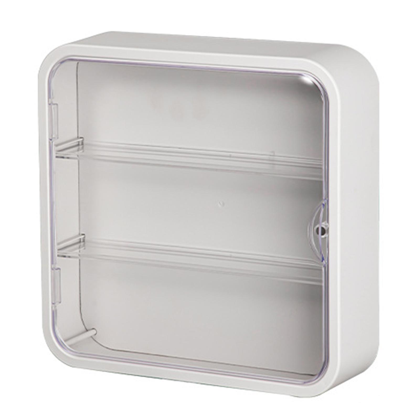 Wall Mounted Display Cabinet Clear Assemble Display Boxes