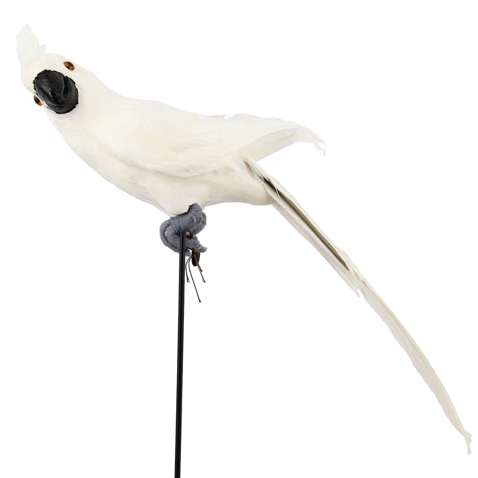 Realistic Large Parrot Lifelike Bird Ornament Realistic Parrot Outdoor Sculpture For Lawn Garden Wedding Wall
