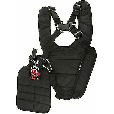 Lawnmower Universal Double Deluxe Strap Side Mount Strap Black Adjustable Foam Pad