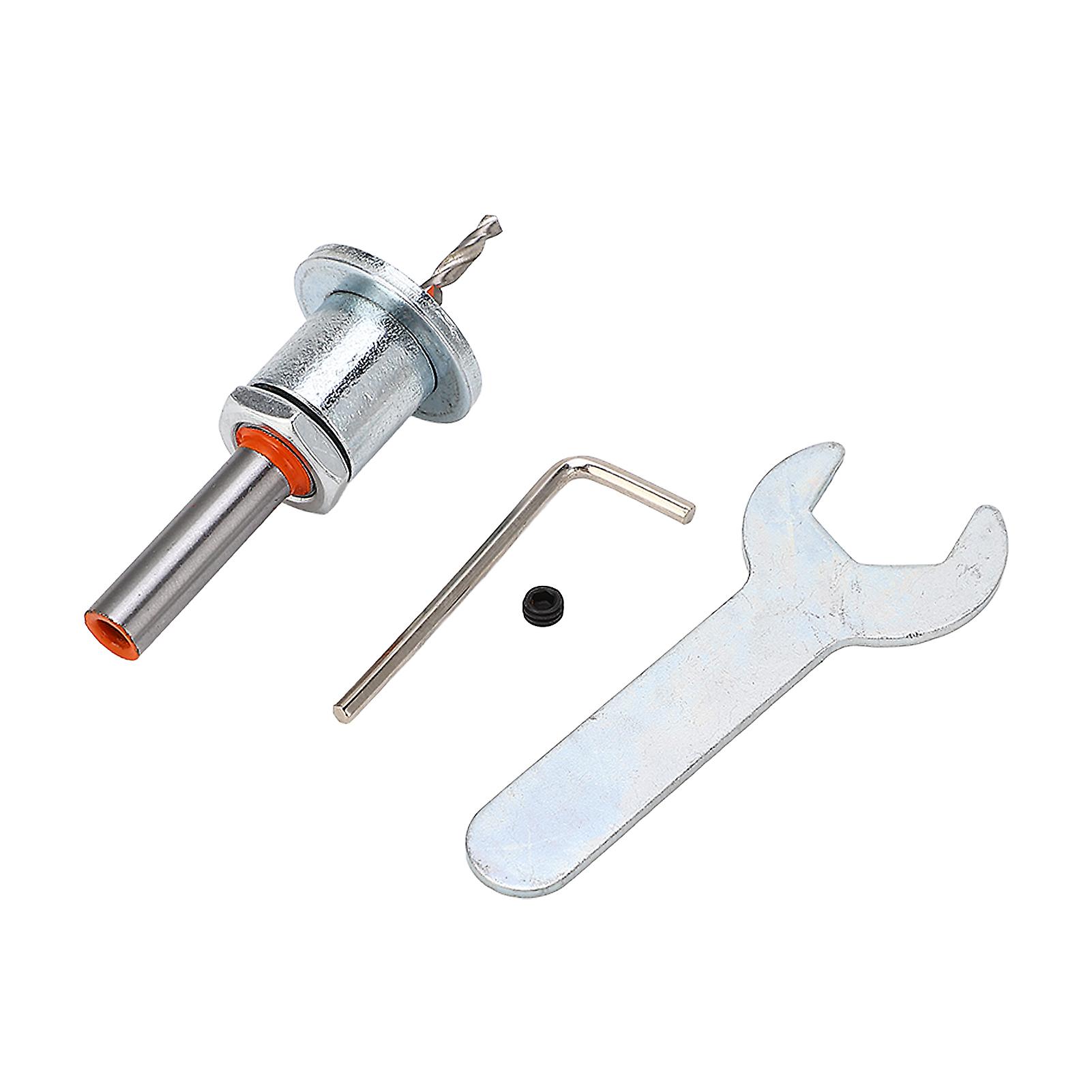 Uadme Countersink Bits, Alloy Steel Adjustable Limit Taper Drill Countersink Chamfer Spiral Bit for Wood Plastic Soft Metal 3.0x8mm, Fast Chip Removal