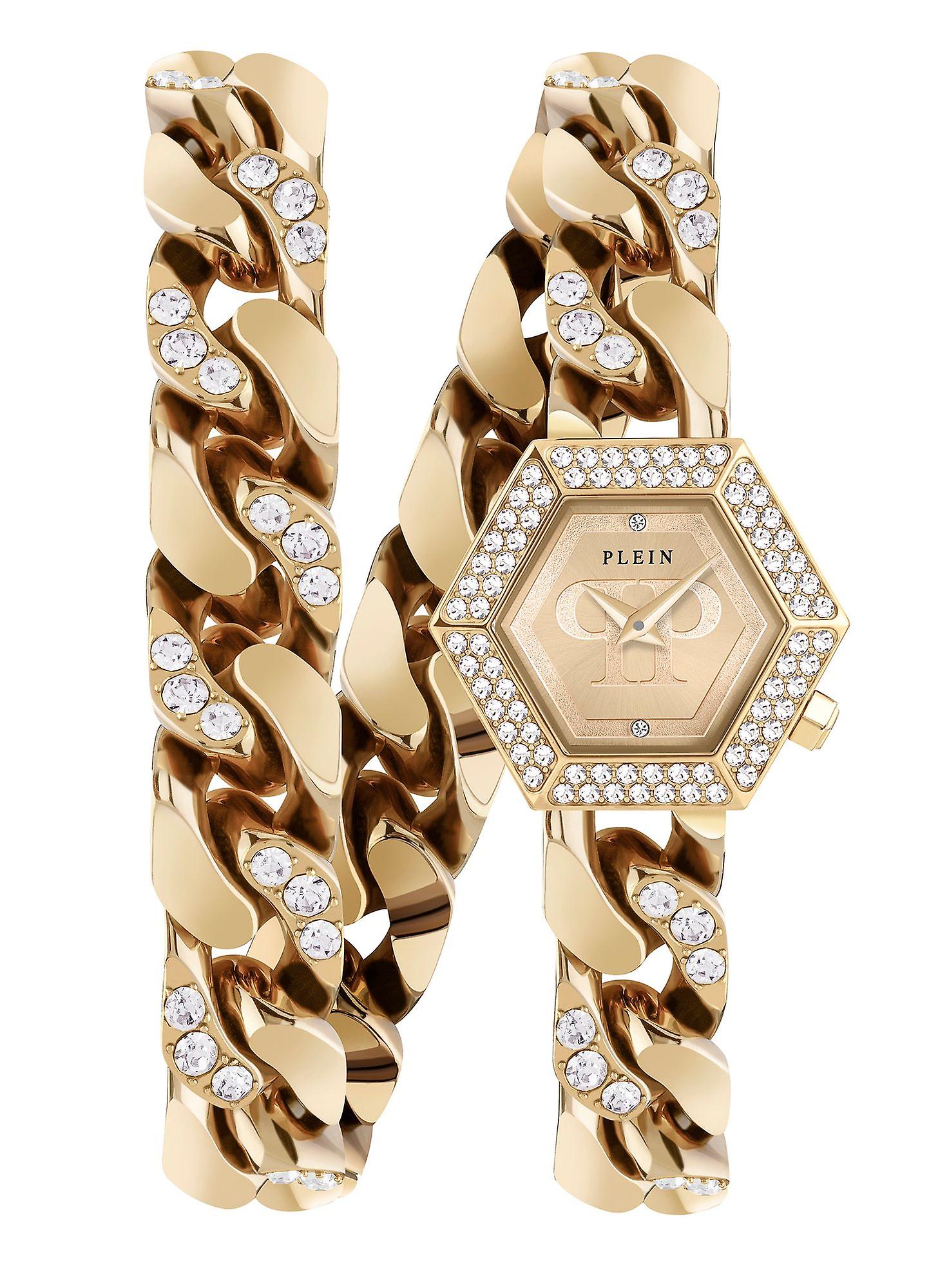 Philipp Plein Women's Watch Analog Quartz THE HEXAGON GROUMETTE PWWBA0523 Stainless Steel