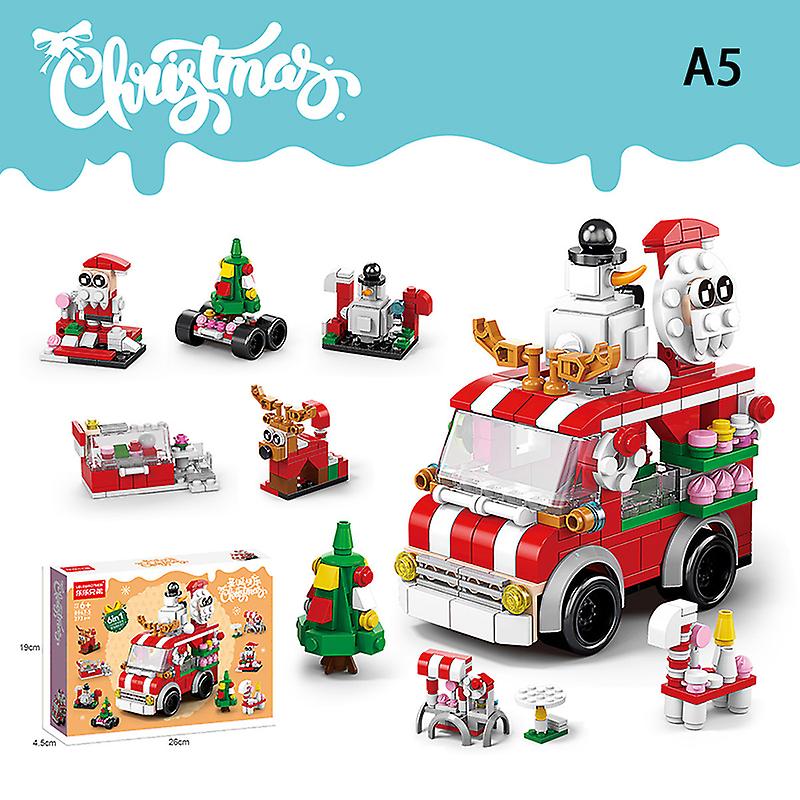 2024 Christmas Series Building Blocks Box For Kids Gift 24Days Christmas Advent