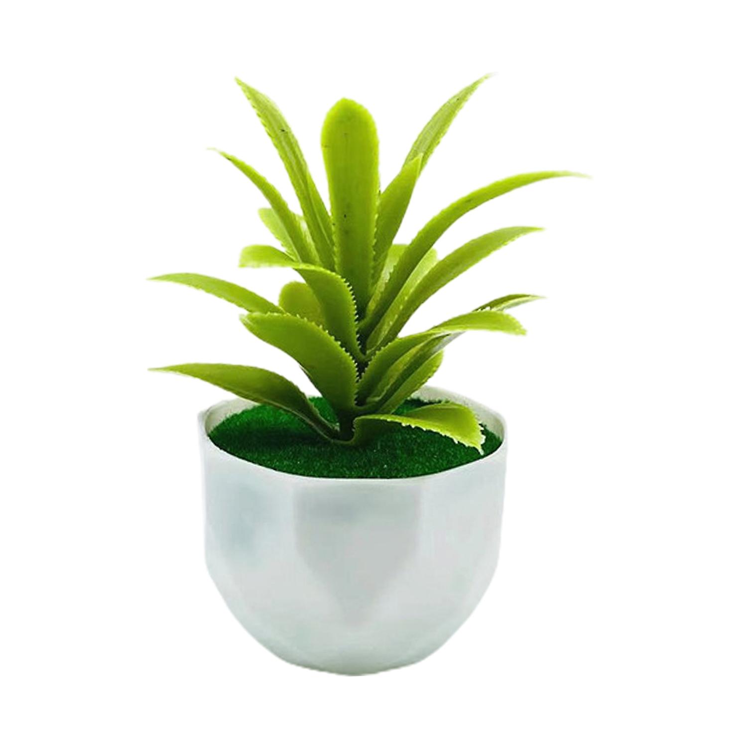 Artificial Bonsai Realistic Weather-resistant Plastic No Watering Succulent Simulation Potted Plant 