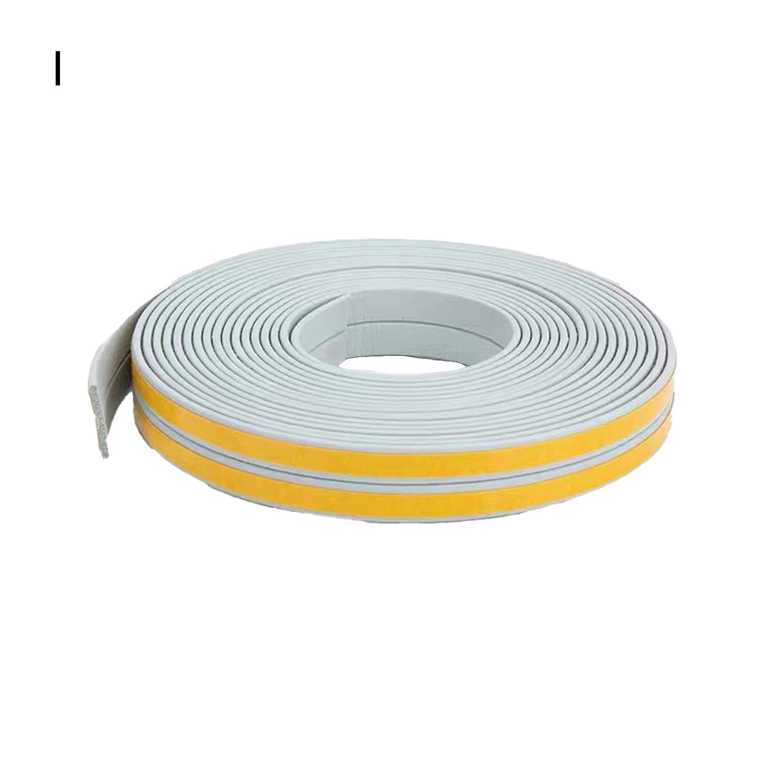 ZHOUBA 10m Sealing Strip Resilient Sound-proof Rubber Long Door Stop Tape for Sliding Doors