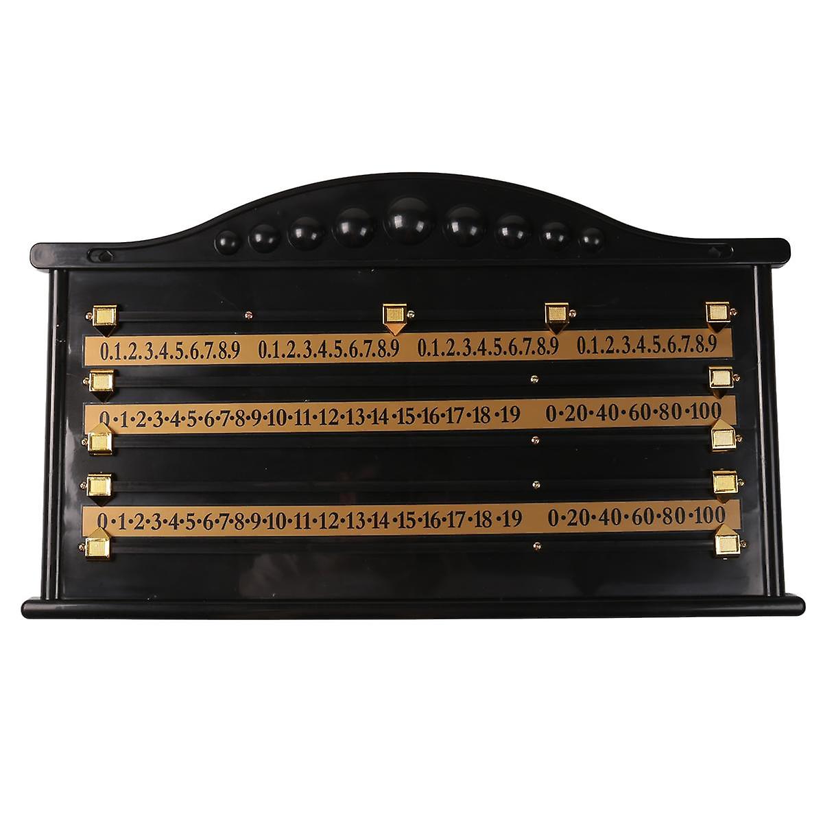 Billiards Scoreboard Snooker Score Recorder Billiard Club Game Recording Board Calculation Number Billiards Accessories