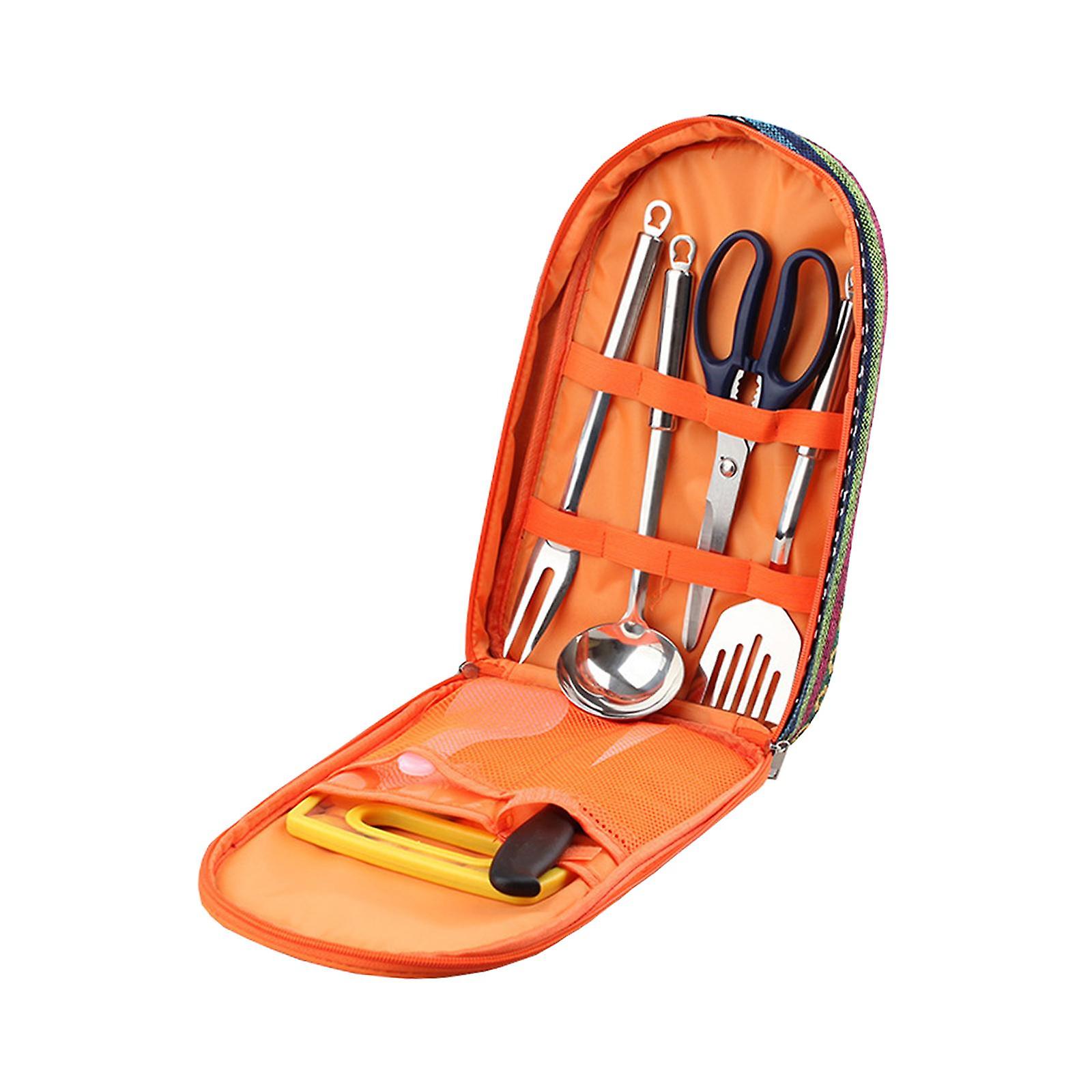 7Pcs Camping Cooking Utensils Set Kitchenware Set for Barbecue Grill Gadgets