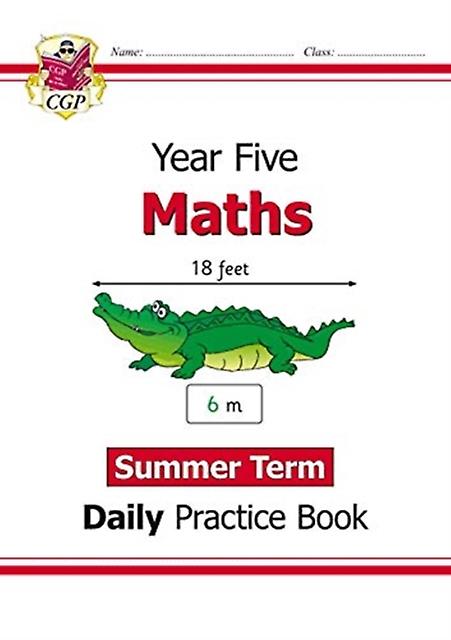 Ks2 Maths Year 5 Daily Practice Book Summer Term by CGP Books Paperback Book