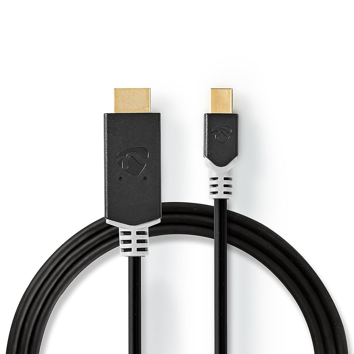 Mini-DisplayPort-Kabel | DisplayPort 1.4 | Mini-DisplayPort-Stecker | ™ HDMI-Anschluss | 48 Gbit/s | Goldene Ebene