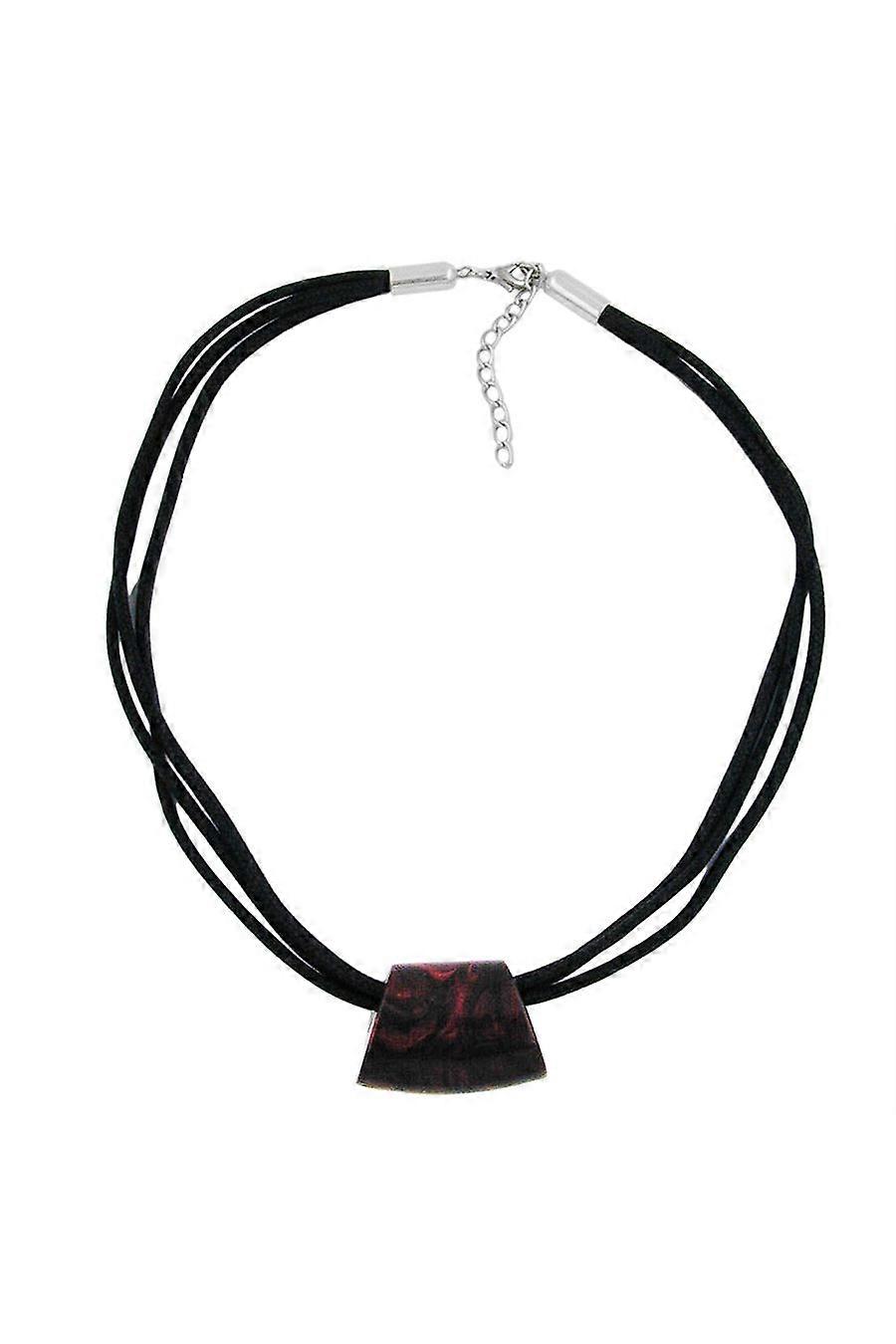 Necklace Root-wood Trapezium Cord - Gl01520