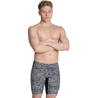 Arena Overview Swim Jammer - Black/White Multi - Mens