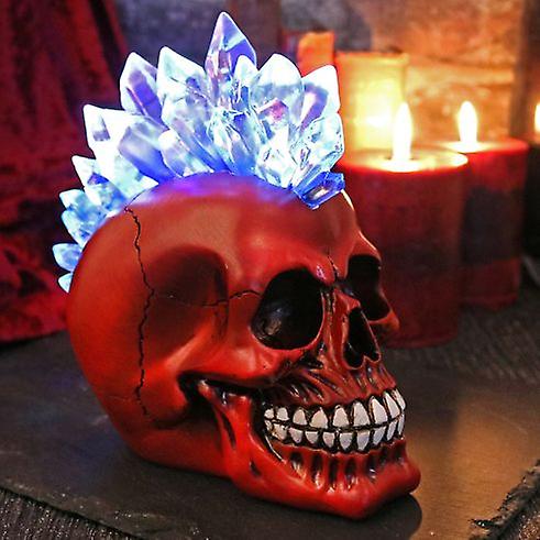 Red Crystal Hawk Skull Home Decor Decals