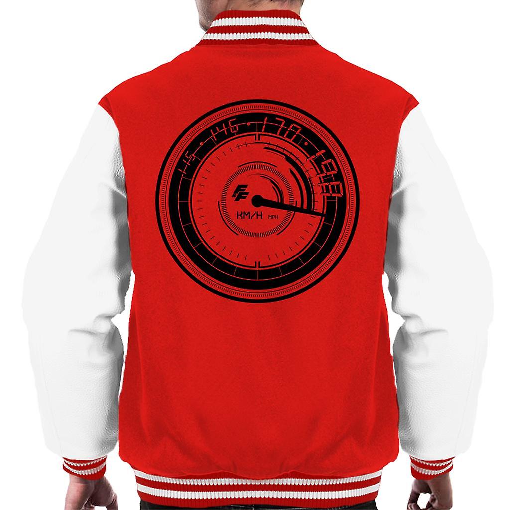 Fast and Furious Speedometer Men's Varsity Jacket