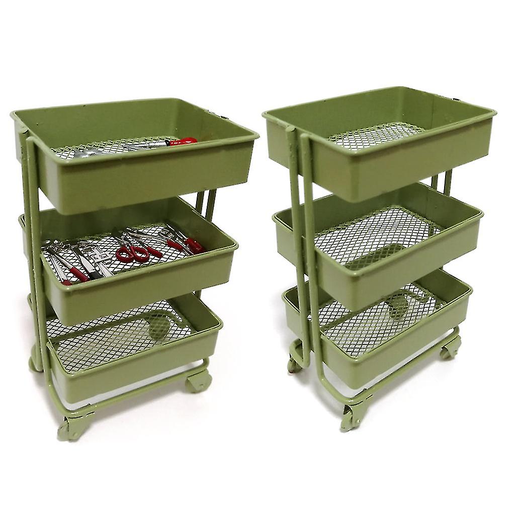 Dollhouse Muebles Accesorios Rolling Utility Cart Rack Mini Scene Modelo