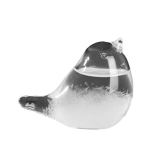 30ML Weather Forecast Glass Bird Shape Weather Forecaster Liquid Barometer Predictor for Sunny Cloudy Days