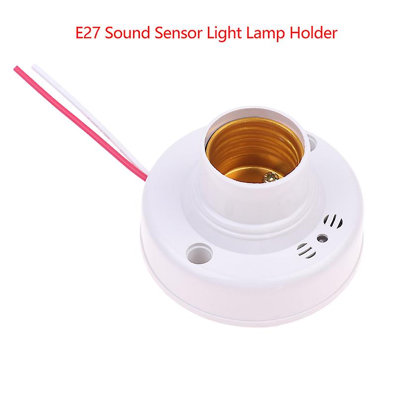E27 Sound Sensor Light Lamp Holder On Off Light Voice Applaud Sound Control