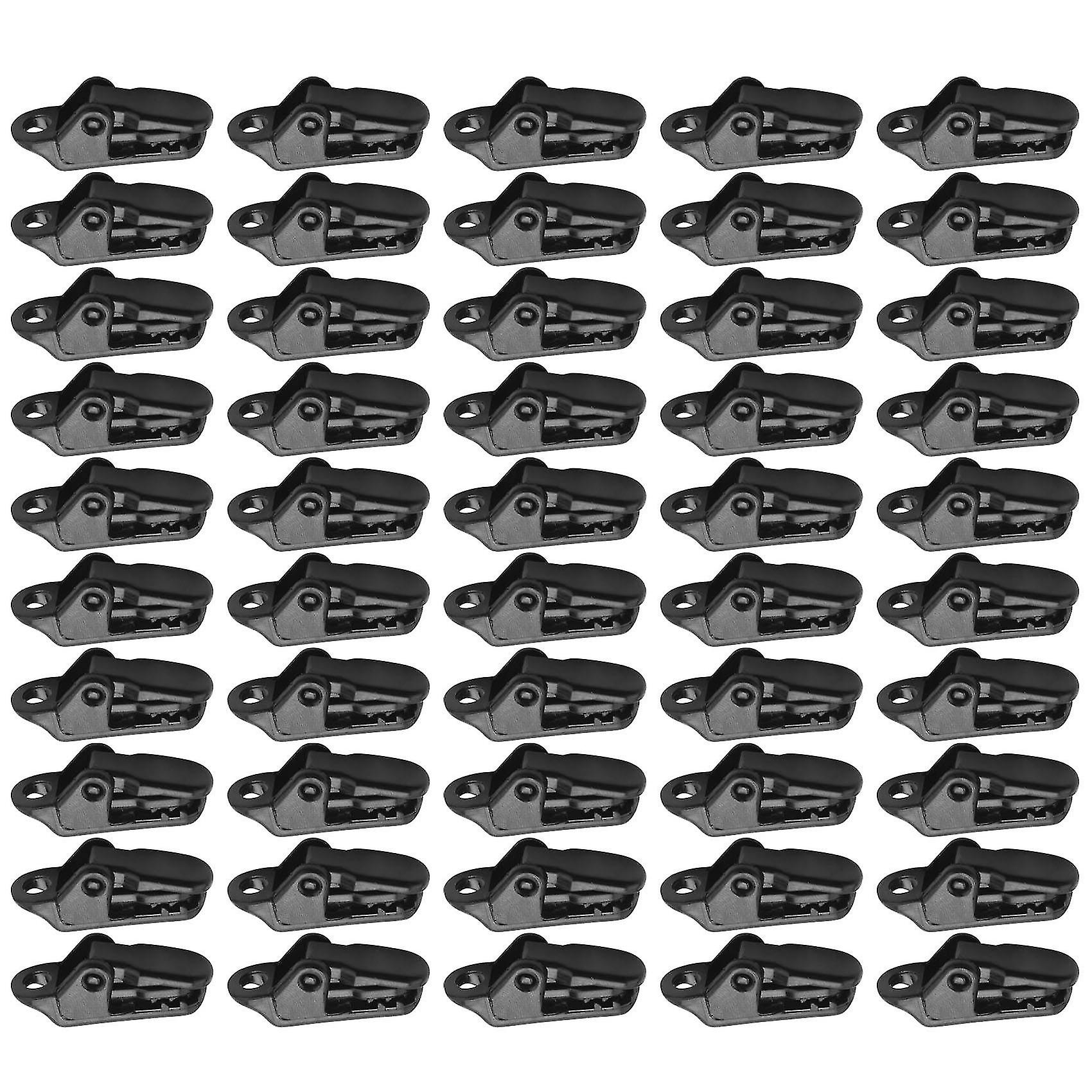 50Pcs κλιπ μουσαμά πανιών εξασφαλίζει σφιγκτήρα με ισχυρή λαβή κλειδώματος για υπαίθρια κατασκήνωση, σκηνή, τέντα, πανό Ti
