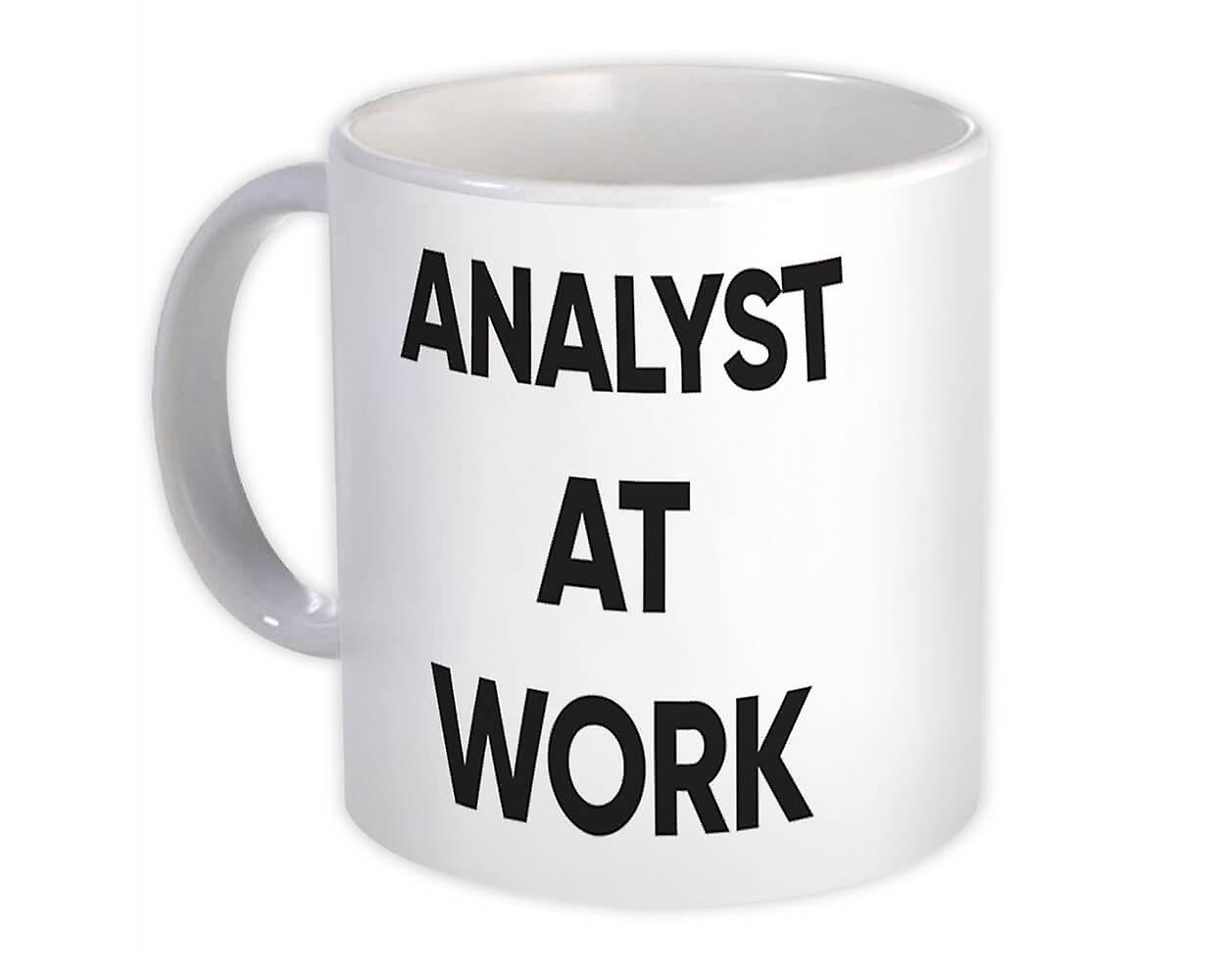 Gift Mug: ANALYST At Work Job