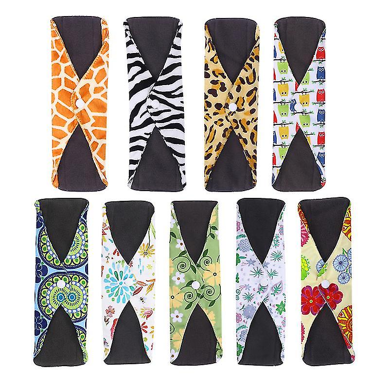 9pcs Reusable Menstrual Pads
