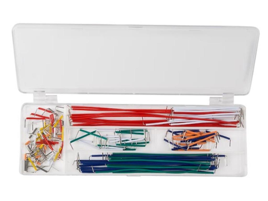 Velleman Drahtbrücken, Set à 140 Stück (10 x 14 Längen), Kupfer, mehrfarbig