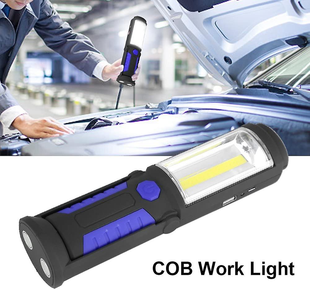 Lampe De Travail Rechargeable 1100 LM - Magnétique - Support Rotatif 180° - Pour Réparation, Camping, Urgences