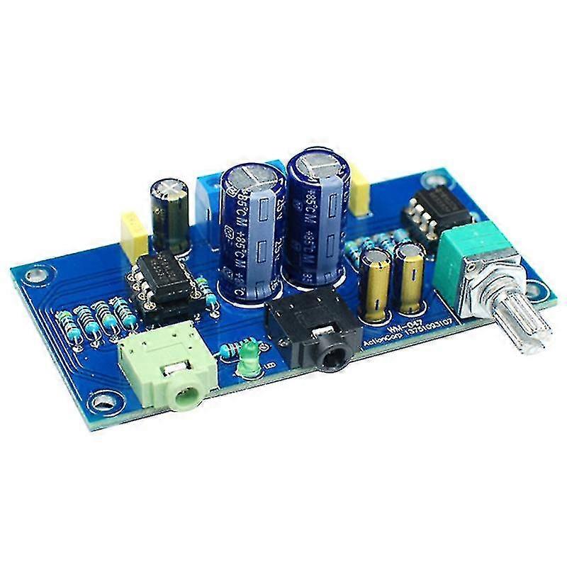 47 Earphone Amplifier 2 Channel Headphone Amplifier 47 Amplifier Dc Double Power Version(Finished Product)