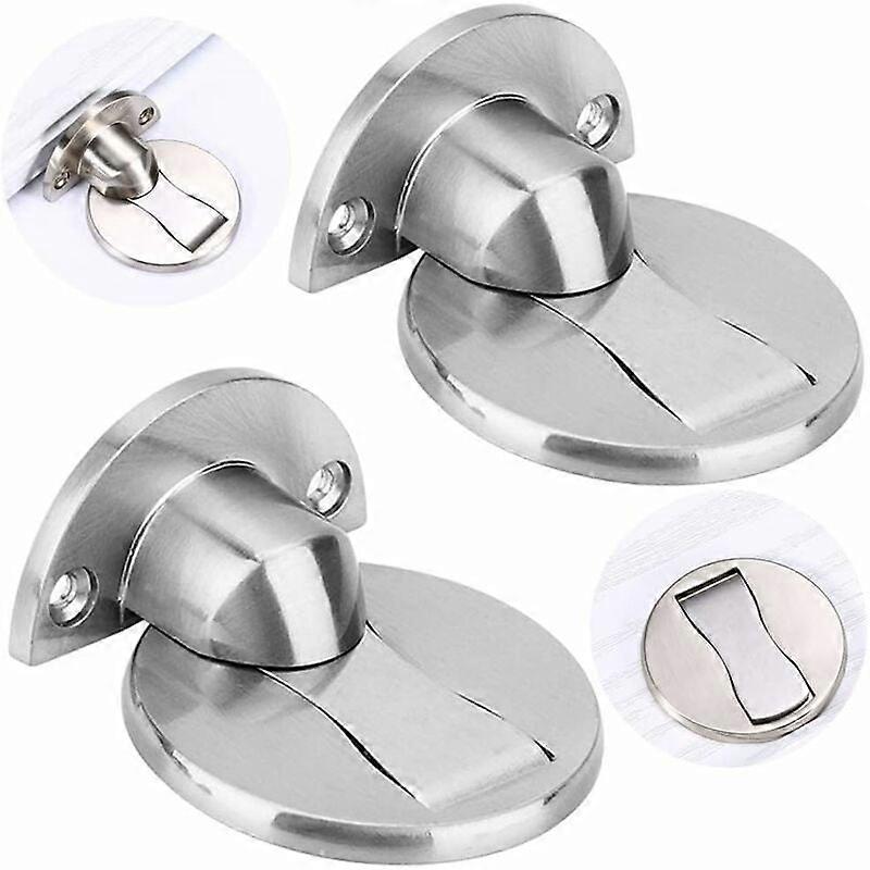 2 Magnetic Adjustable Door Stops Strong Magnetic Door Stop -