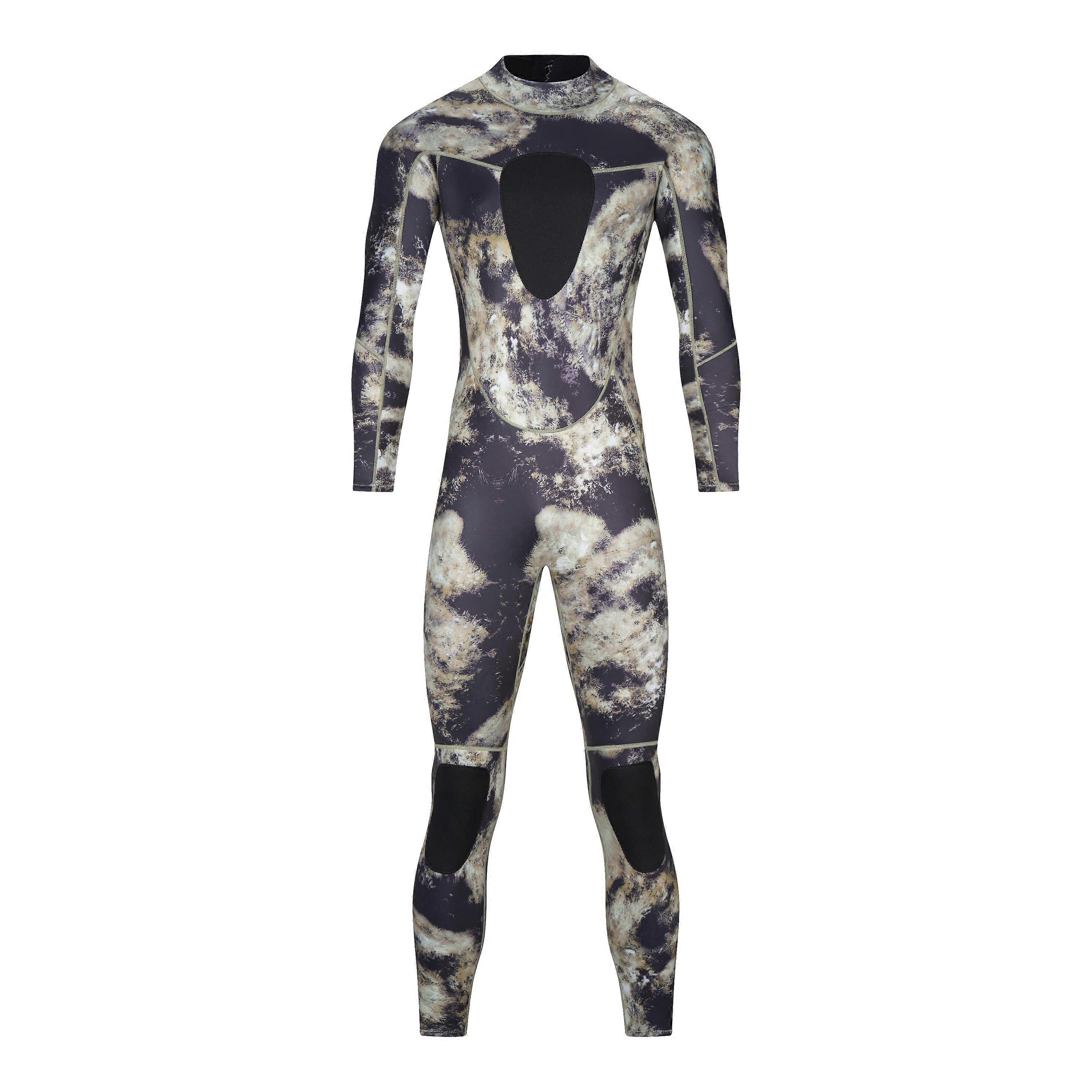 Demmet Neoprene 3mm Scuba Camouflage Muta Costume intero manica