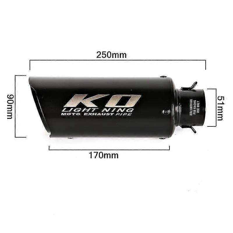 thumbnail image 2 of Kolightning Full Exhaust System Header Mid Pipe & Muffler For Kawasaki Z650 Ninja 650 Versys 650 2017-19 2 of 4