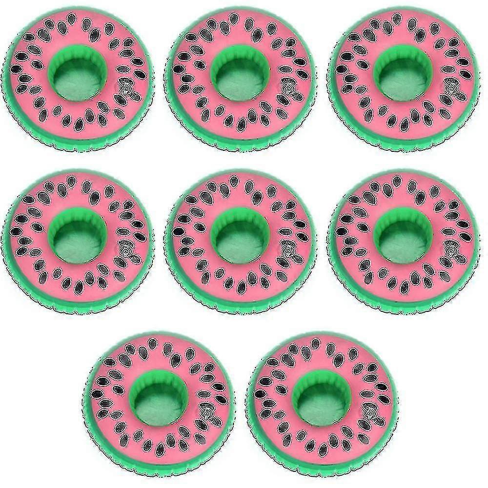 8pack Inflatable Floating Drinking Holders, Drink Floats Inflatable Cup Coasters For Pool Party