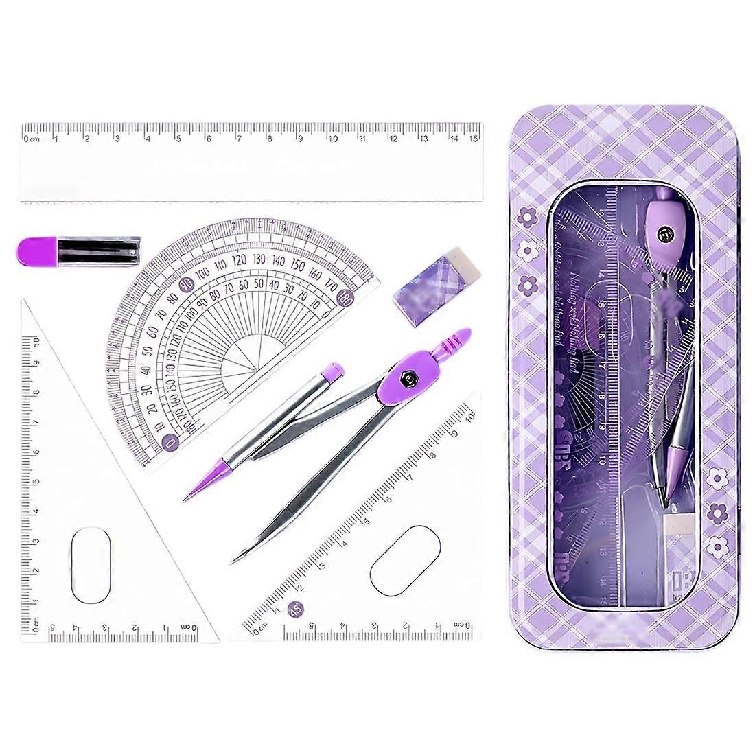 Geometry Kit, Geometry Compass, Compass Drawing Geometry Sets, Geometric Drawing Ruler