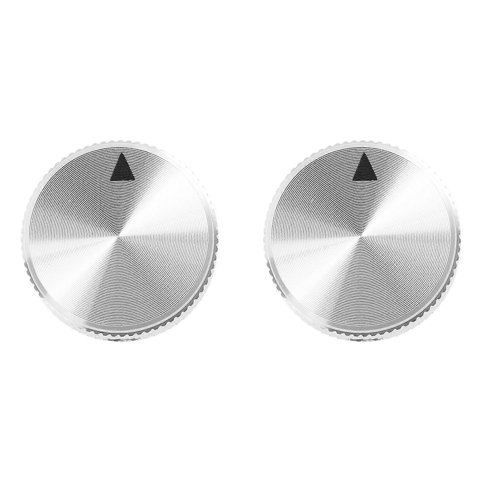 2pcs Unique Volume Control Knob Aluminum Alloy Amplifier Knob Switch for Replacement