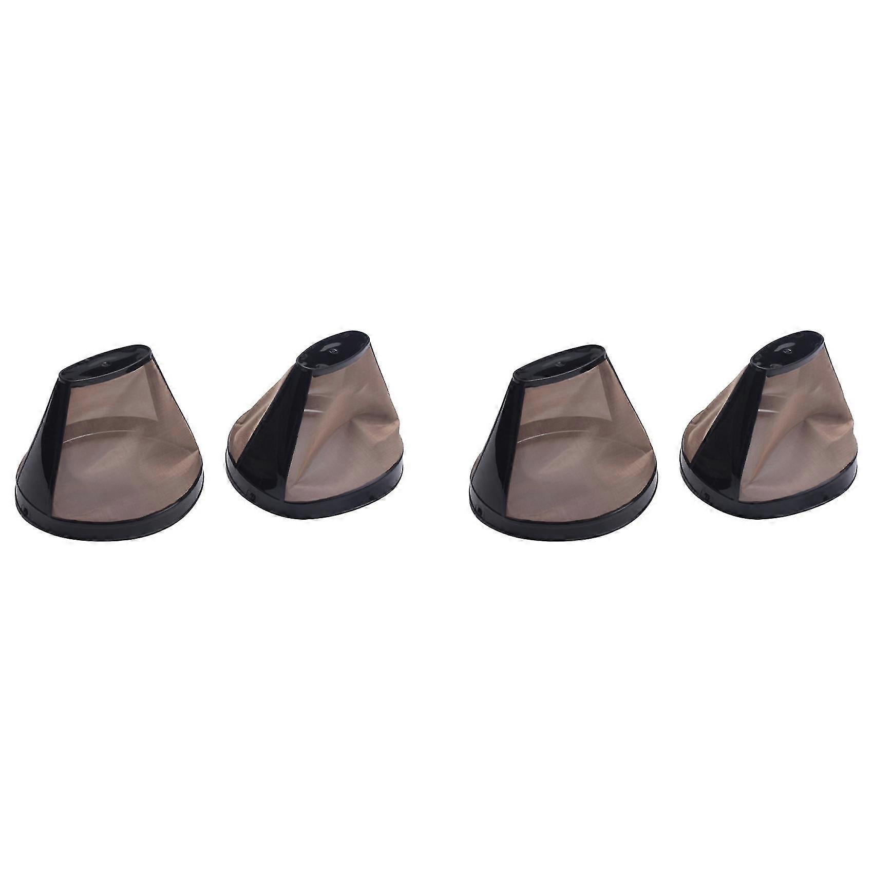 4pcs Reusable Cone Coffee Maker Filters For Ninja Coffee Bar Brewer Replacement Permanent Basket Fi