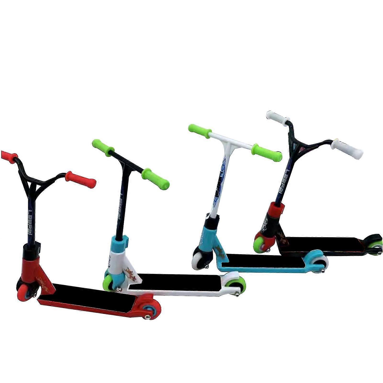 Alloy Finger Scooter With Mini Scooters Tool And Finger Board Accessories Skateboard Finger Toy For Toddler Random Color
