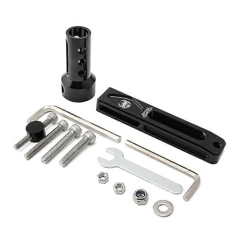 Muqzi C Type Caliper Adapter Conversion Base For Folding Bike Black