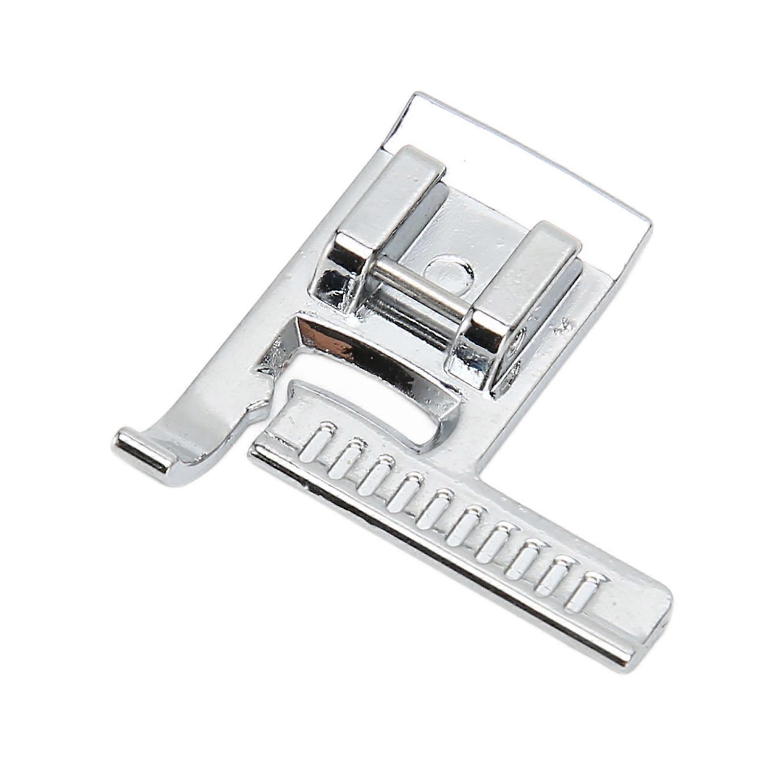 Guide Presser Foot Justerbar lineal Design 2mm afstand Q235 stål syning hemming fod til husholdnings elektrisk maskine