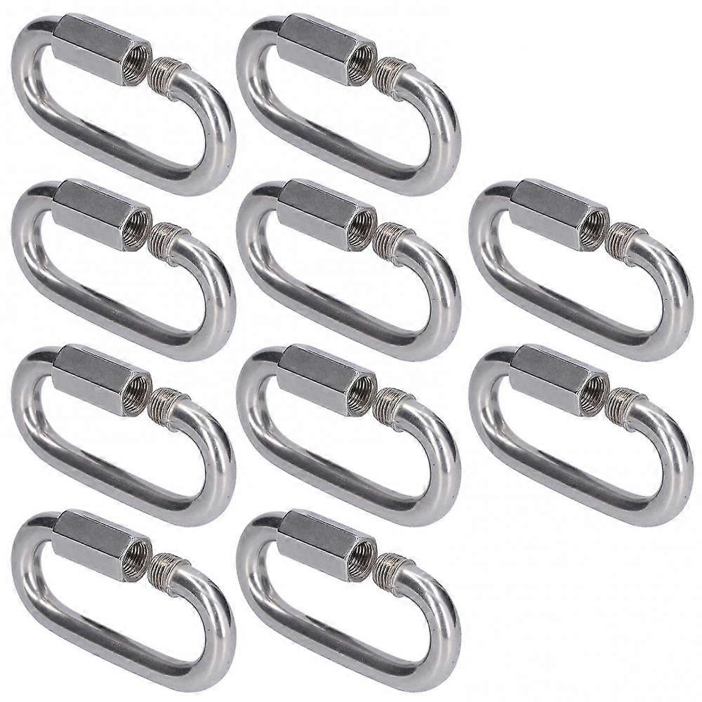 Quick Link Connector 10Pcs Durable Small Size Chain Connectors Easy to Install