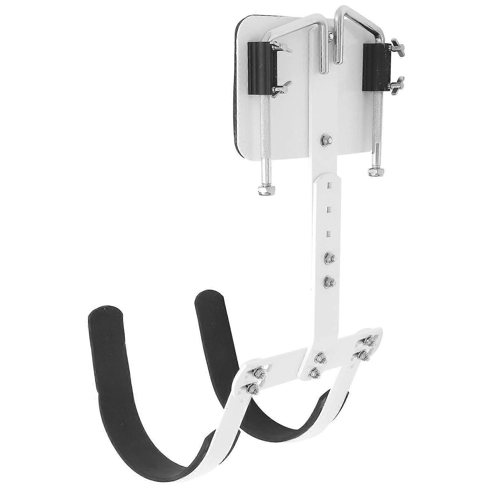 Adjustable Snare Drum Aluminum Back Frame Marching Snare Drum Backing Percussion Drum Snare Shoulder Strap Snare Drum Supplies (White)