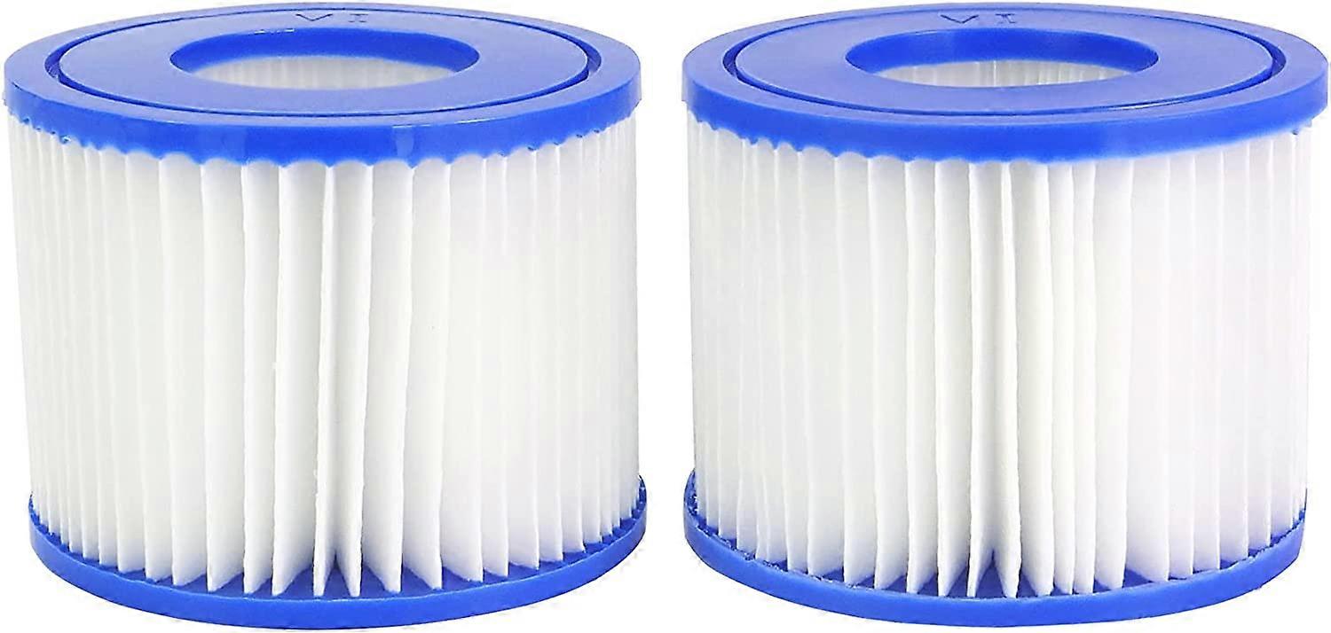 Mallez Filter Cartridge VI for Bestway, Hot Tub Filter, Swimming Pool Filter Cartridges for Lay-Z-Spa, Paris, Miami, Vegas, Monaco, Palm Springs, 2 Fi