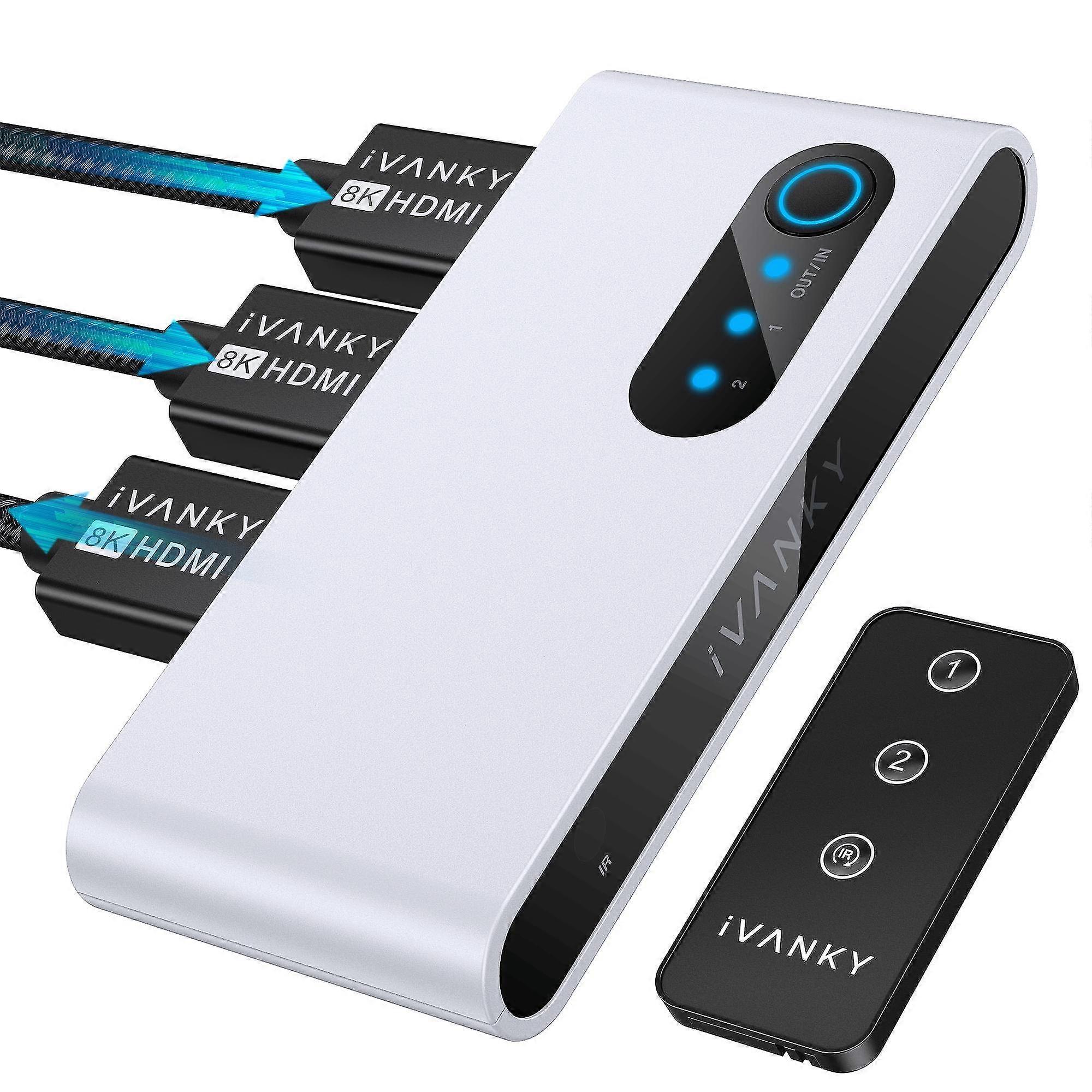 8K HDMI Switch Splitter Bi-Directional