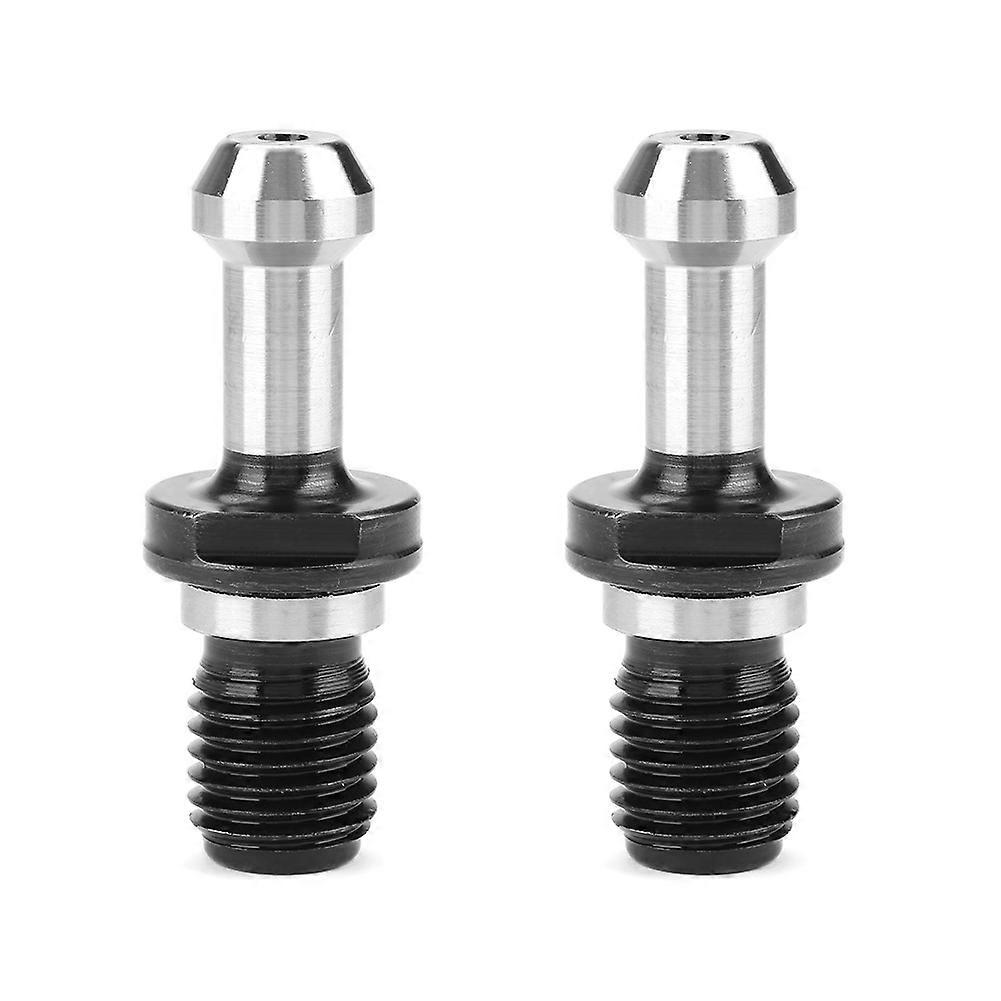 2pcs BT40 45 Degree Pull Stud Tool Holder Solid Retention Knob CNC Milling YEMAA