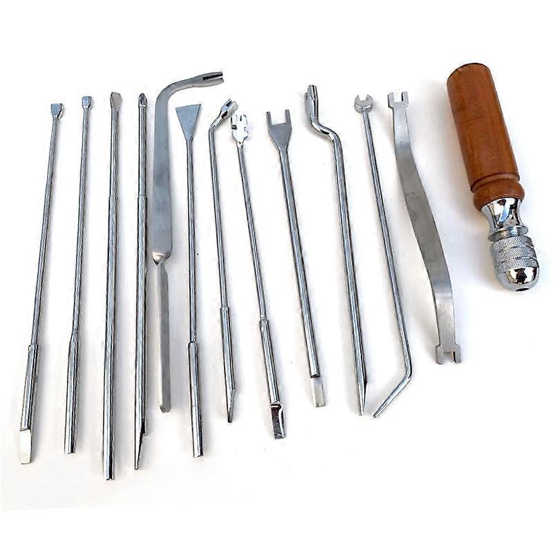 13Pcs Piano Tuning Tool Piano Tuning Maintenance Tool Piano Tuning Tool Kit with Tuning Wrench