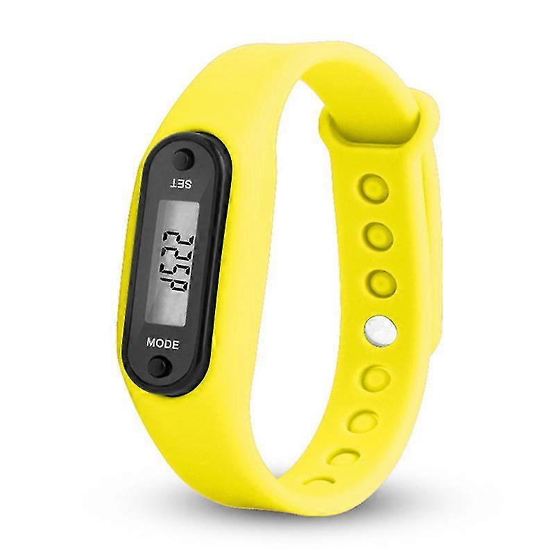 Fitness Tracker LCD Digital Pedometer Walking Step Calorie Counter Wrist Watch