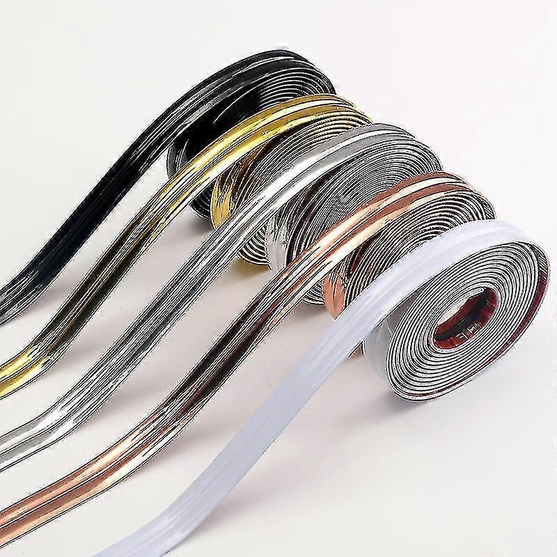 10 米自粘成型件、柔性扭结条、PVC 端条、墙砖边缘和角落装饰