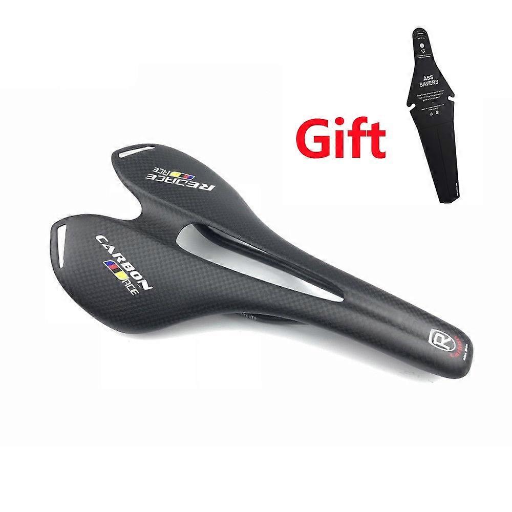 3K Full Carbon Fiber Bicycle Saddle MTB Road Bike Seat Ultra Light Cycle Equipment Matte/ Glossy 270x143mm