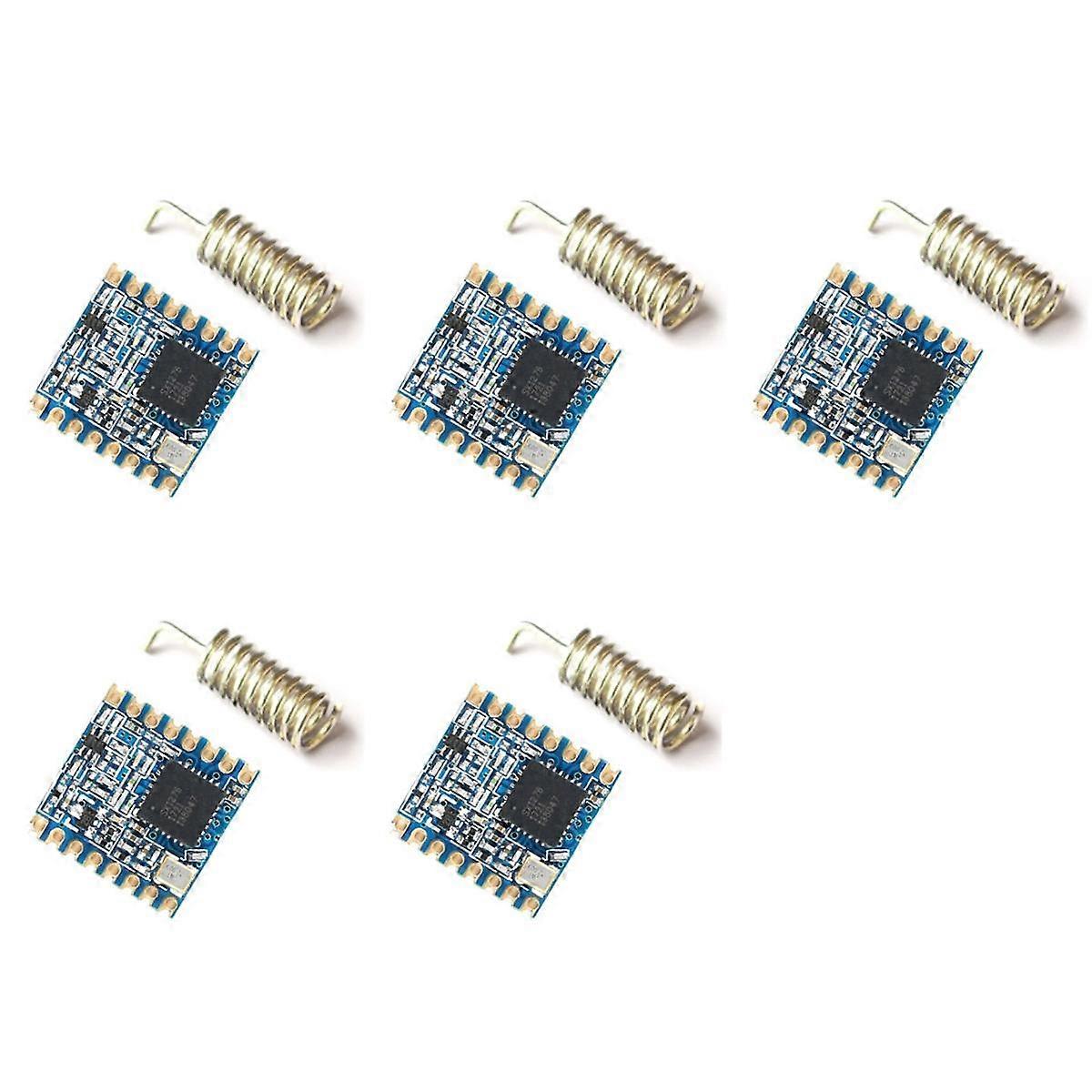 5X Lora-Modul SX1276 Drahtloses Transceiver-Modul Spread-Spectrum-Drahtloskommunikation mit großer Reichweite